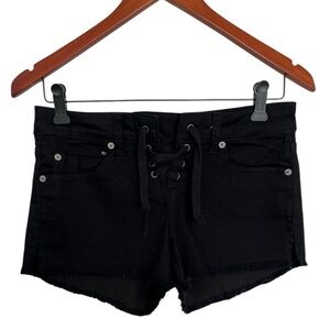 5/20$ Ardene Black Lace-Up Women's Shorts size small